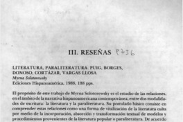 Literatura, paraliteratura Literatura, paraliteratura