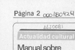 Manual sobre "Cómo preparar una tesis"  [artículo].