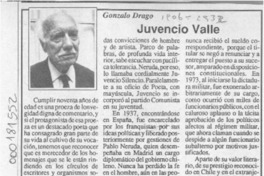 Juvencio Valle  [artículo] Gonzalo Drago.