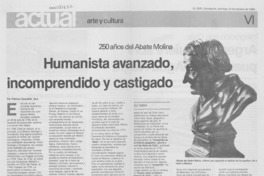 Humanista avanzado, incomprendido y castigado Humanista avanzado, incomprendido y castigado