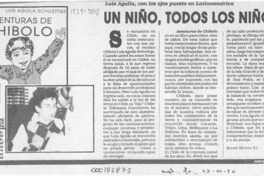 Un niño, todos los niños  [artículo] Israel Alvarez S.