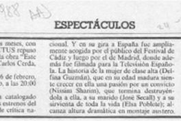 Ictus volvió a escena Ictus volvió a escena
