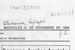 Benigno Avalos Ansieta  [artículo] Héctor Maldonado Campillay.