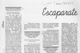 Escaparate  [artículo] C. de S.
