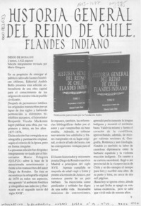 Historia general del Reino de Chile