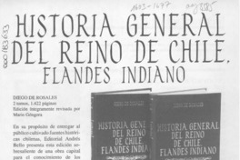 Historia general del Reino de Chile