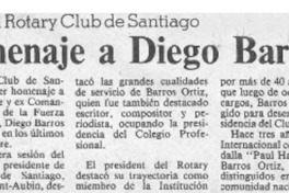 Recordando a don Diego Barros Ortiz Recordando a don Diego Barros Ortiz