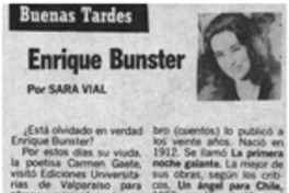 Enrique Bunster Enrique Bunster
