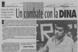 Un Combate con la DINA Un Combate con la DINA