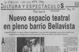Nuevo espacio tetral en pleno barrio Bellavista  [artículo].