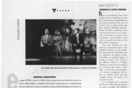 Teatro  [artículo] Eduardo Guerrero.