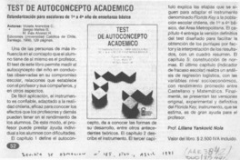 Test de autoconcepto académico