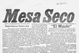 Mesa Seco  [artículo].