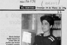 Jóvenes poetas publican su primer libro Jóvenes poetas publican su primer libro