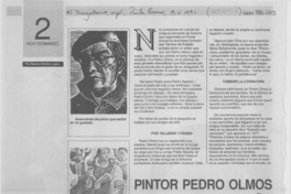 Pintor Pedro Olmos se fue con el otoño Pintor Pedro Olmos se fue con el otoño