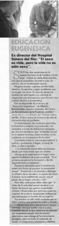 Educación eugenésica