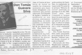 Don Tomás Guevara Silva Don Tomás Guevara Silva