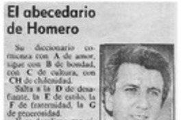 El abecedario de Homero El abecedario de Homero