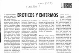 Eróticos y enfermos  [artículo].