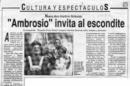 "Ambrosio" invita al escondite  [artículo].