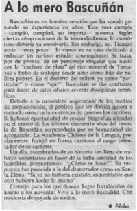 A lo mero Bascuñán