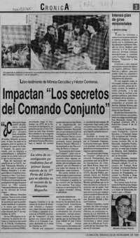 Impactan "Los secretos del comando conjunto"  [artículo].