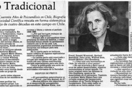 Biografía no tradicional Biografía no tradicional