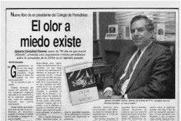 El olor a miedo existe El olor a miedo existe