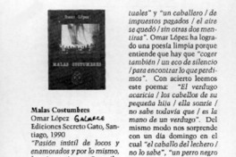 Malas costumbres  [artículo] L. P.