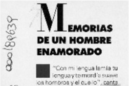 Memorias de un hombre enamorado  [artículo]