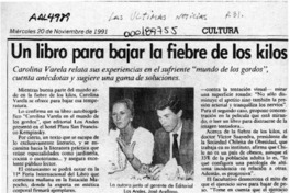 Un Libro para bajar la fiebre de los kilos  [artículo]