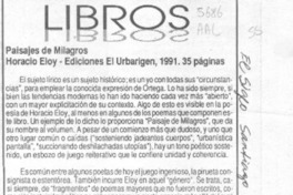 Paisajes de milagros Paisajes de milagros