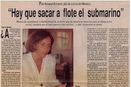 "Hay que sacar a flote el submarino" "Hay que sacar a flote el submarino"