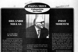 A la muerte de mi padre  [artículo] Adriana Millas.