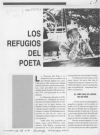 Los refugios del poeta  [artículo].