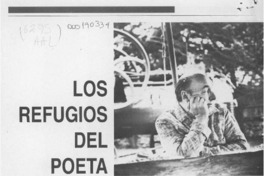 Los refugios del poeta  [artículo].