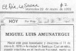 Miguel Luis Amunátegui Miguel Luis Amunátegui