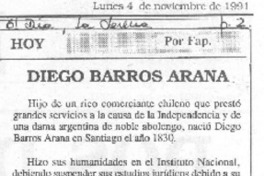 Diego Barros Arana Diego Barros Arana