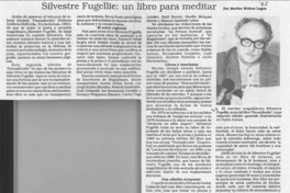 Silvestre Fugellie, un libro para meditar