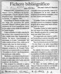 Fichero bibliográfico  [artículo] Carlos René Ibacache.