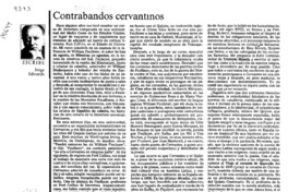 Contrabandos cervantinos  [artículo] Jorge Edwards.