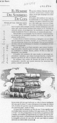 El Hombre del sombrero de copa  [artículo].