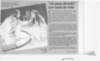 "Un poco de todo"  [artículo] Carmen Mera O.