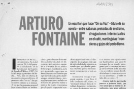 Arturo Fontaine  [artículo].