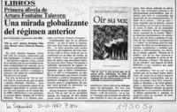 Una mirada globalizante del régimen anterior  [artículo] Eduardo Guerrero del Río.