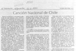 Canción Nacional de Chile Canción Nacional de Chile