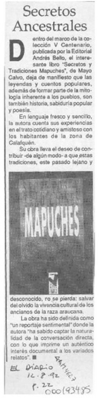Secretos ancestrales  [artículo].