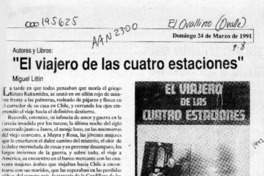 "El Viajero de las cuatro estaciones"  [artículo].
