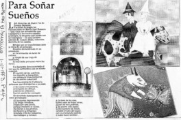 Para soñar sueños  [artículo].