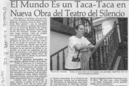 El Mundo es un taca-taca en nueva obra del Teatro del Silencio  [artículo].